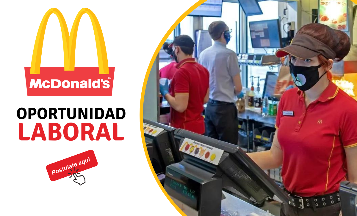 McDonalds esta buscando nuevo personal para diferentes areas
